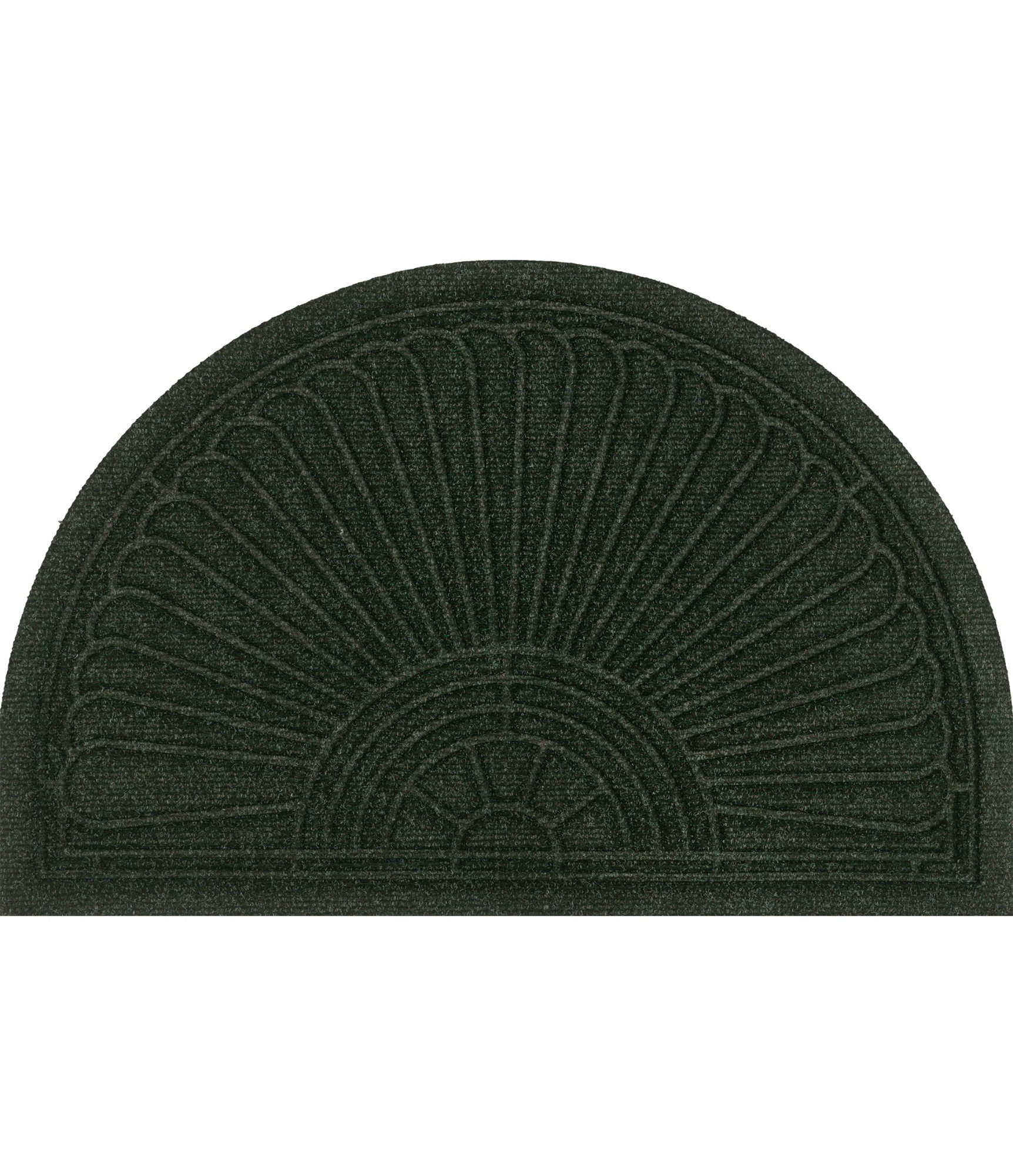 Tumši zaļš durvju paklājs Halfmoon Midnight Green