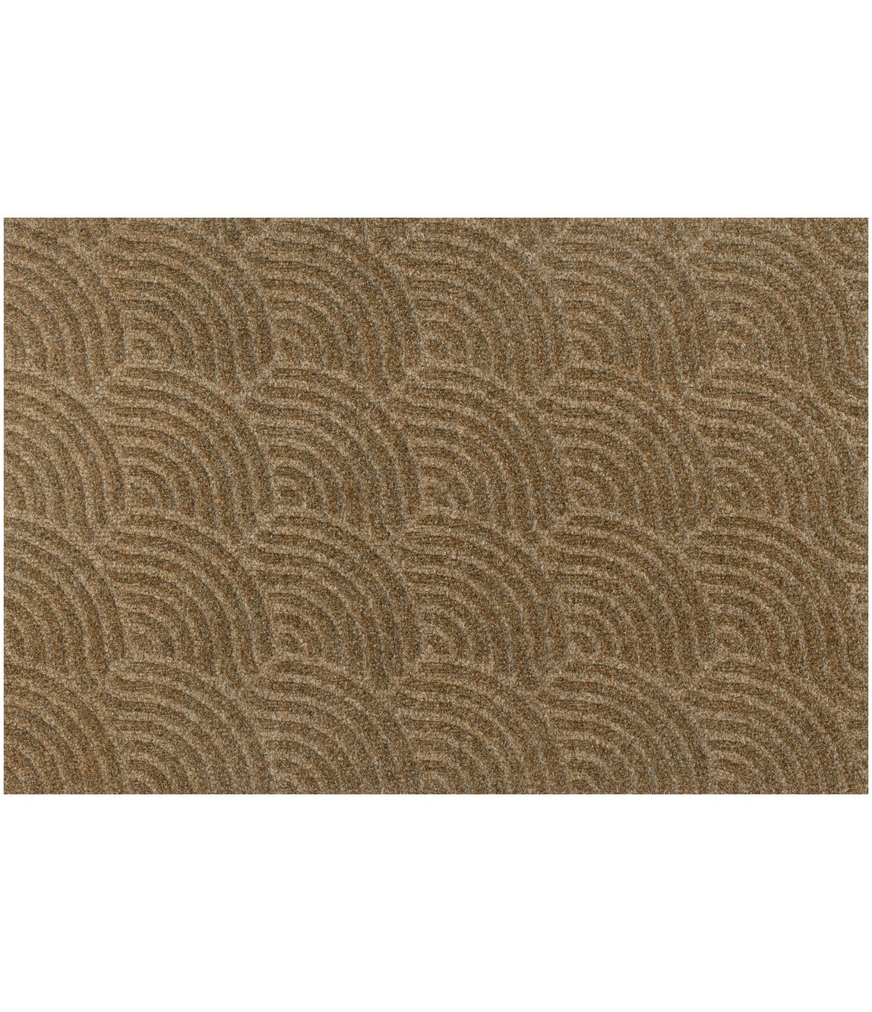 Gaiši brūns āra durvju paklājs Waves taupe 