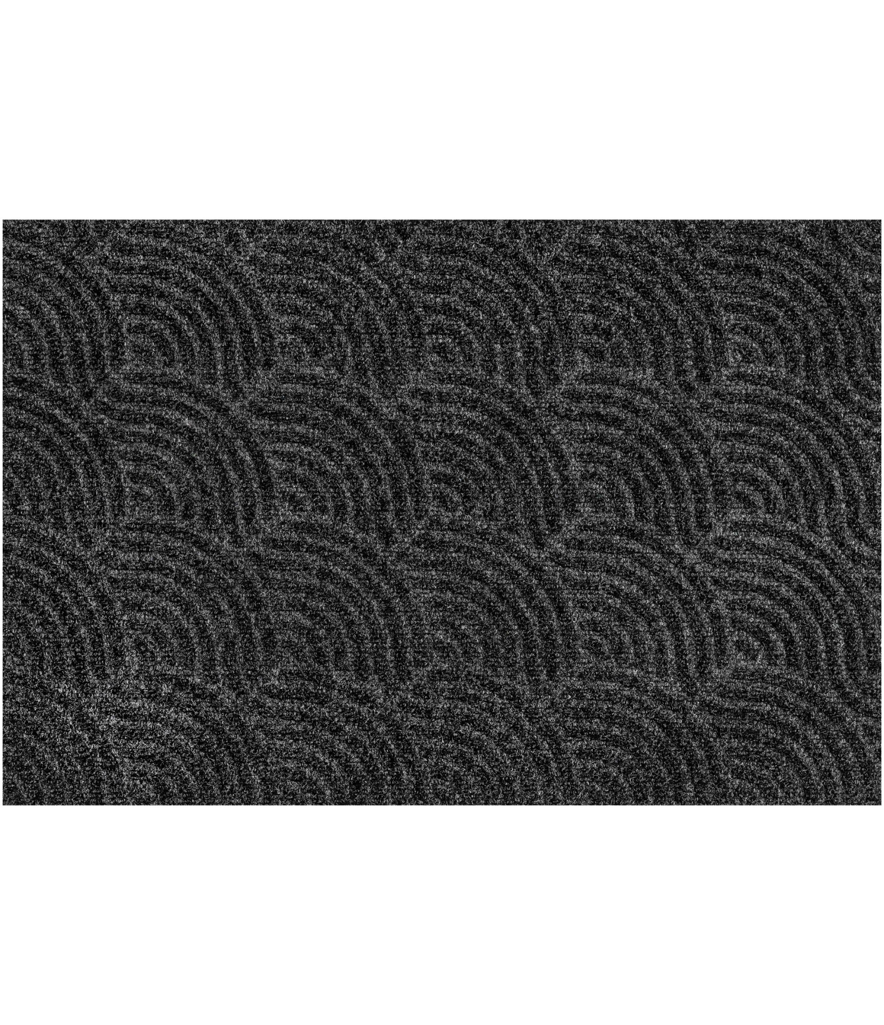 Tumši pelēks durvju paklājs Waves Dark Grey