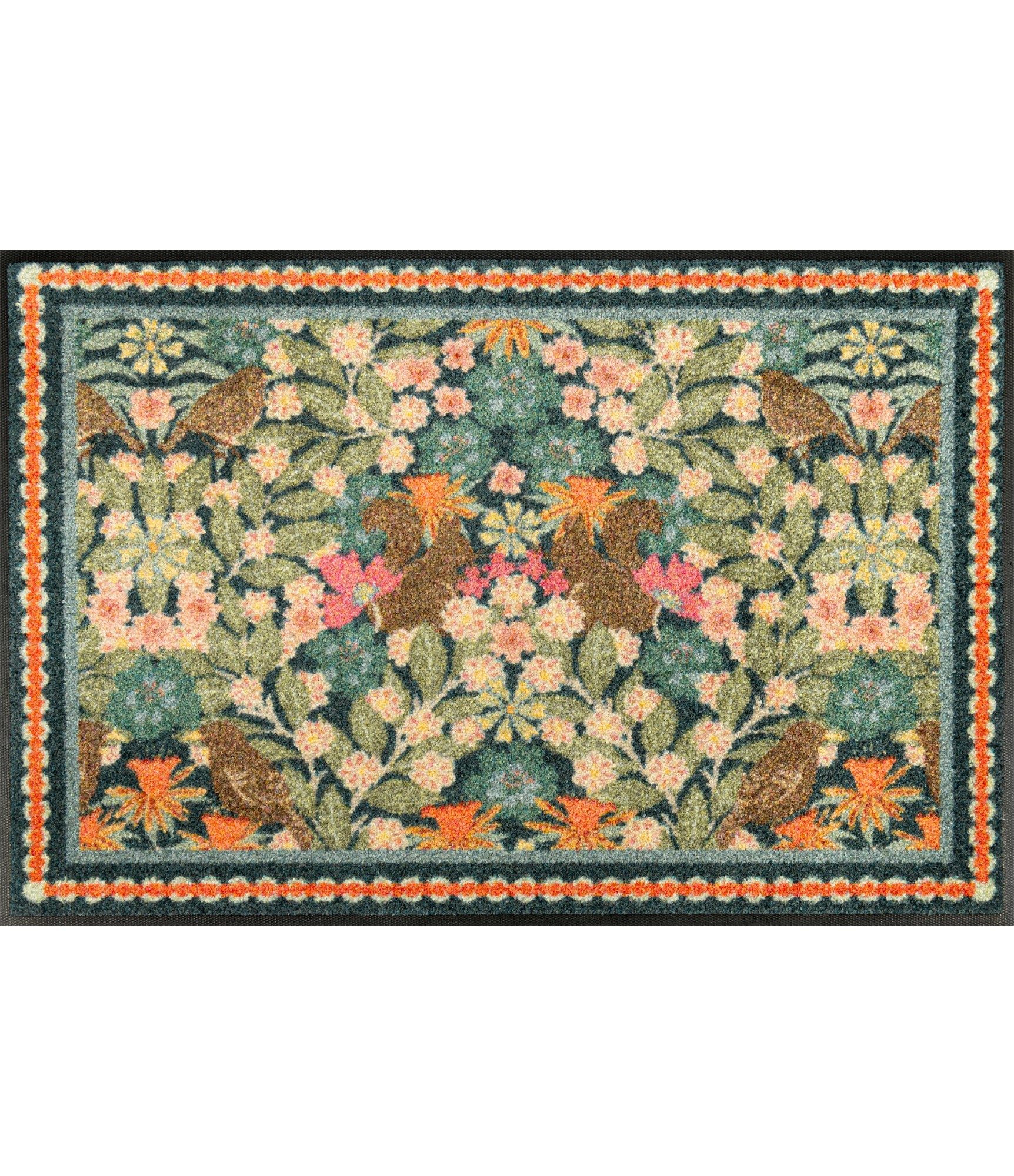 Raižots duru paklājs Garden Luxe Blue